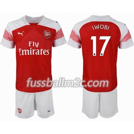 Fußballtrikots Arsenal IWOBI 17 Kinder Heim Trikotsatz 2018-2019